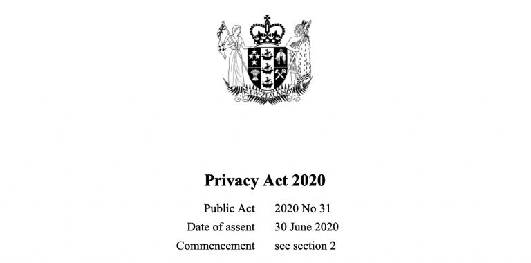 Privacy act 2020.